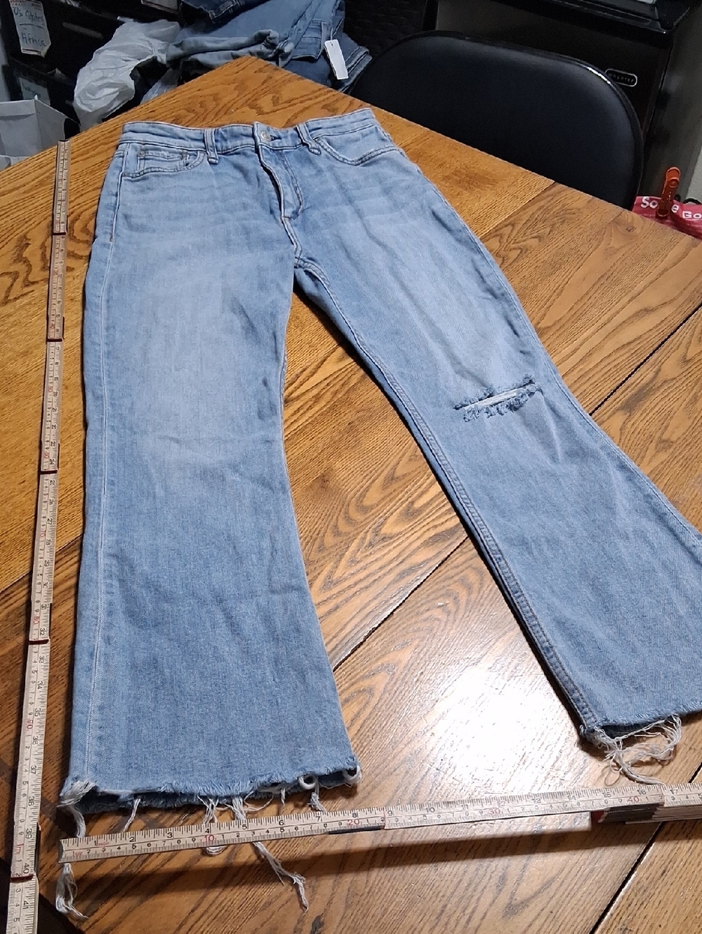 RAG & BONE Jeans Womens 26 BLUE CASEY HIGH RISE ANKLE FLARE FLARED Used BOOTCUT